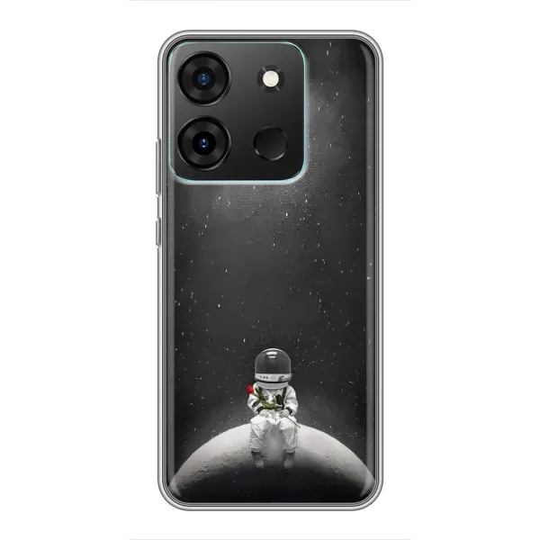 Чехол с рисунком «Космонавт романтик» для Infinix Smart 7 Чехол с рисунком «Космонавт романтик» для Infinix Smart 7