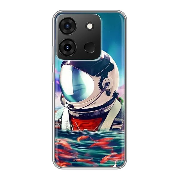 Чехол с рисунком «Космонавт в воде» для Infinix Smart 7 Чехол с рисунком «Космонавт в воде» для Infinix Smart 7