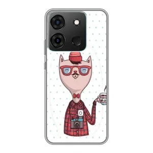Чехол на тематику: Коты для Infinix Smart 7 (Кот аристократ)