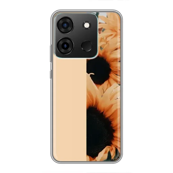 Чехол с рисунком «Красивые подсолнухи» для Infinix Smart 7 Чехол с рисунком «Красивые подсолнухи» для Infinix Smart 7