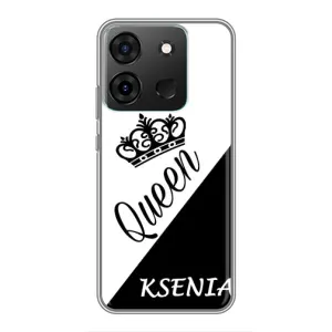 Именные  Женские Чехлы для Infinix Smart 7 (KSENIA)