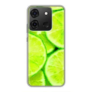 Чехол с изображением вкусной еды для Infinix Smart 7 (Лайм)