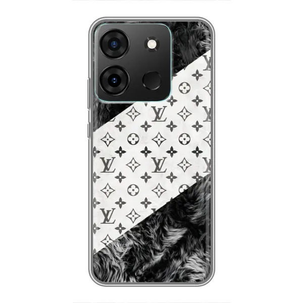 Чехол с рисунком «LV на белом» для Infinix Smart 7 Чехол с рисунком «LV на белом» для Infinix Smart 7