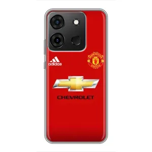 Силіконові Чохли з принтом Футбол на Infinix Smart 7 (Man United)