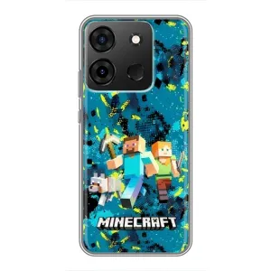 Чохли для Infinix Smart 7 (Персонажі МайнКрафт) (Майнкрафт)