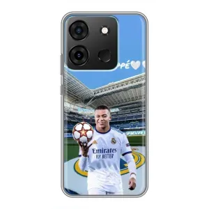 Чохол (TPU) з Футболістом на Infinix Smart 7 (Mbappe Real)