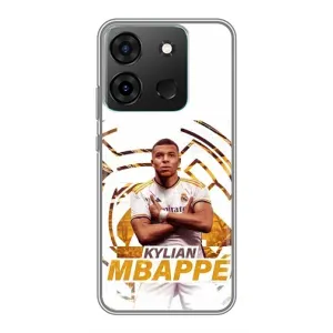 Чохол (TPU) з Футболістом на Infinix Smart 7 (Мбаппе Реал)