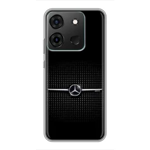Силиконовый бампер с картинкой машины на Infinix Smart 7 (Mercedes)