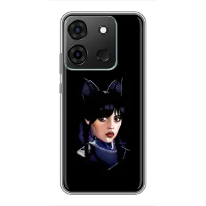 Чехлы с принтом Уэнсдей на Infinix Smart 7 (Милая Уэнсдей)