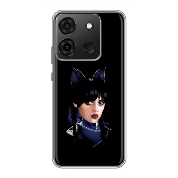 Чехол с рисунком «Милая Уэнсдей» для Infinix Smart 7 Чехол с рисунком «Милая Уэнсдей» для Infinix Smart 7