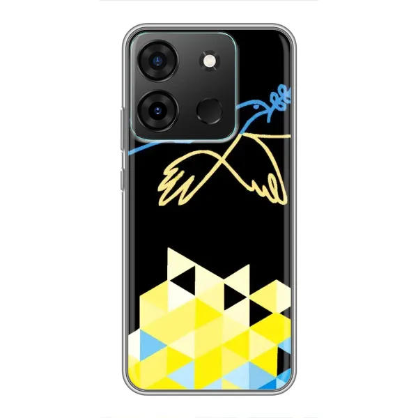 Чехол с рисунком «Мир для Украины» для Infinix Smart 7 Чехол с рисунком «Мир для Украины» для Infinix Smart 7