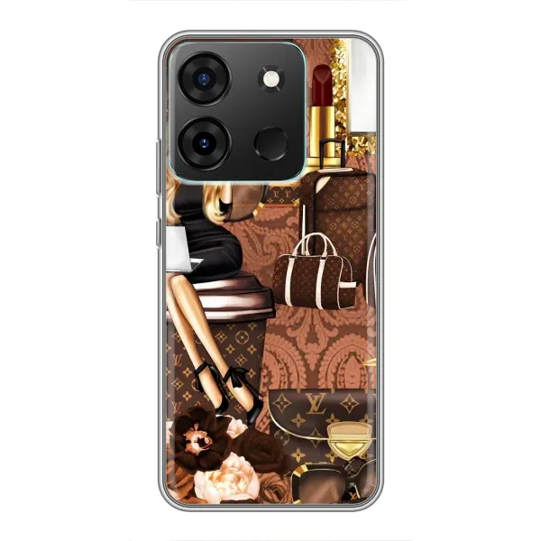 Чехол с рисунком «Мода Луи Виттон» для Infinix Smart 7 Чехол с рисунком «Мода Луи Виттон» для Infinix Smart 7