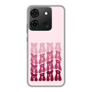 Чехлы на день мамы для Инфиникс Смарт 7 (Надпись мама)