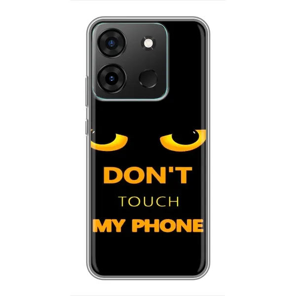 Чехол с рисунком «Не трогай мой телефон» для Infinix Smart 7 Чехол с рисунком «Не трогай мой телефон» для Infinix Smart 7