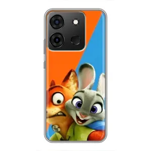 Чехлы ЗВЕРОПОЛИС для Infinix Smart 7 (Ник и Хопс)