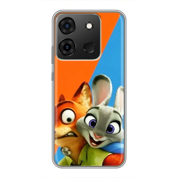Чехол с рисунком «Ник и Хопс» для Infinix Smart 7 Чехол с рисунком «Ник и Хопс» для Infinix Smart 7