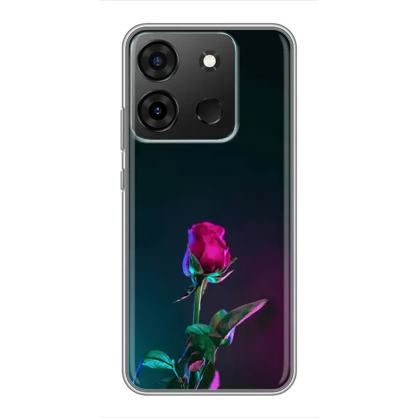 Чехол с рисунком «Ночная роза» для Infinix Smart 7 Чехол с рисунком «Ночная роза» для Infinix Smart 7