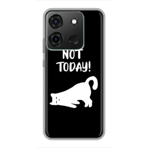 Бампер с изображением Котиков для Инфиникс Смарт 7 (Not Today)