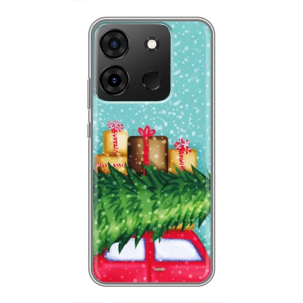Чехол с рисунком «Новогодние подарки» для Infinix Smart 7 Чехол с рисунком «Новогодние подарки» для Infinix Smart 7