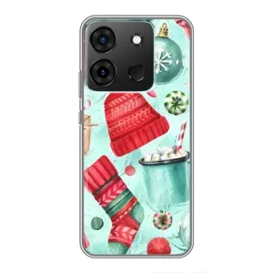 Чохол Санта Клаус для Infinix Smart 7 (Одяг)