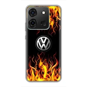 Чехол "Фольксваген" для Infinix Smart 7 (Огненный Лого)
