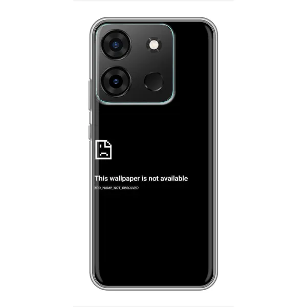 Чехол с рисунком «Ошибка» для Infinix Smart 7 Чехол с рисунком «Ошибка» для Infinix Smart 7