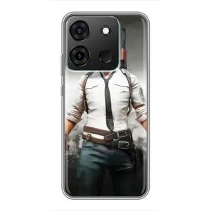 Чохол з картинкою "Герой Pubg" на Infinix Smart 7 (Пабг)