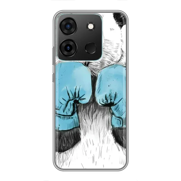 Чехол с рисунком «Панда боксер» для Infinix Smart 7 Чехол с рисунком «Панда боксер» для Infinix Smart 7