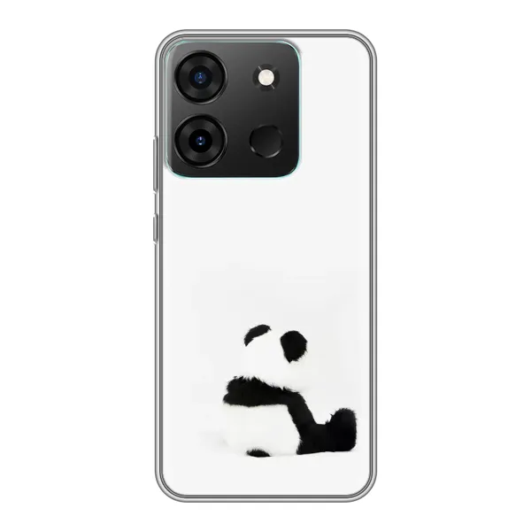 Чехол с рисунком «Панда обиделся» для Infinix Smart 7 Чехол с рисунком «Панда обиделся» для Infinix Smart 7