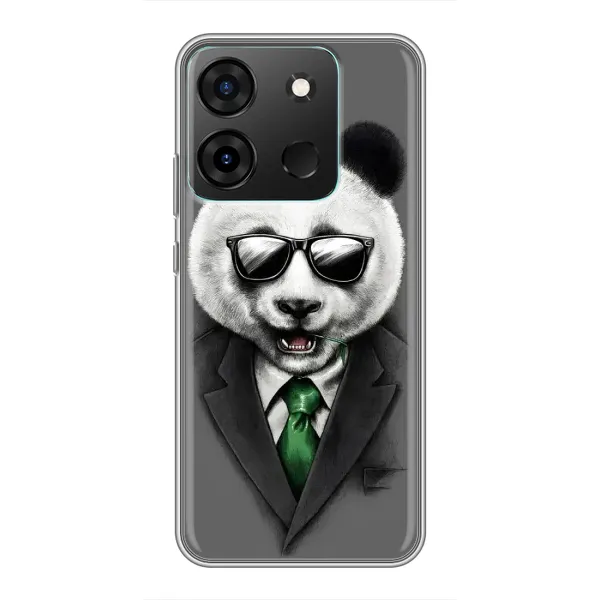 Чехол с рисунком «Панда в очках» для Infinix Smart 7 Чехол с рисунком «Панда в очках» для Infinix Smart 7
