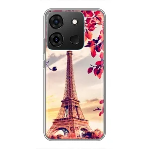 Чехол с Эйфелевой башней на Infinix Smart 7 (Paris photo)