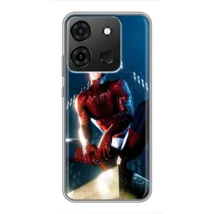 Чохол Супергерой Людина Павук на Infinix Smart 7 (Павук на домі)