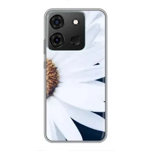 Чохол з ромашками на Infinix Smart 7 (Пів ромашки)