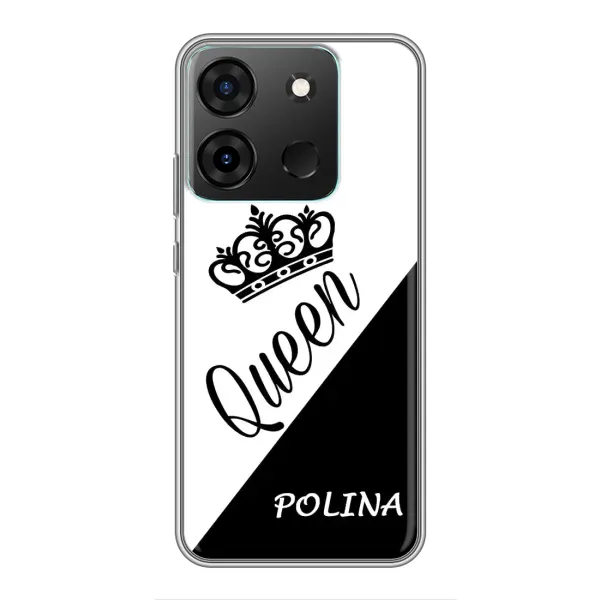 Чехол с рисунком «POLINA» для Infinix Smart 7 Чехол с рисунком «POLINA» для Infinix Smart 7
