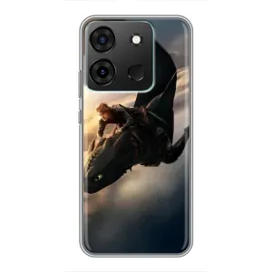 Чехол дракон Беззубик для Infinix Smart 7 (Полет Беззубика)
