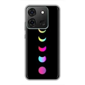 Чохол (ТПУ) з планетами на Infinix Smart 7 (Повнолуння)