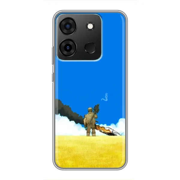 Чехол с рисунком «Попадание» для Infinix Smart 7 Чехол с рисунком «Попадание» для Infinix Smart 7