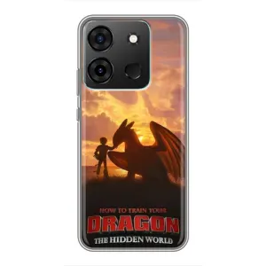 Чехол дракон Беззубик для Infinix Smart 7 (Постер Беззубика)