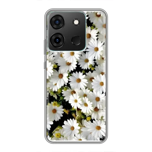Чехол с рисунком «Рамка в ромашках» для Infinix Smart 7 Чехол с рисунком «Рамка в ромашках» для Infinix Smart 7