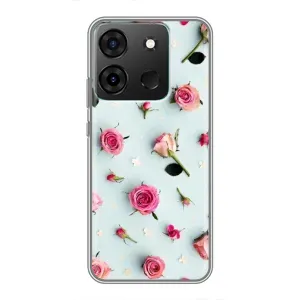 Чохли з принтом Троянд для Infinix Smart 7 (Різні квіти)