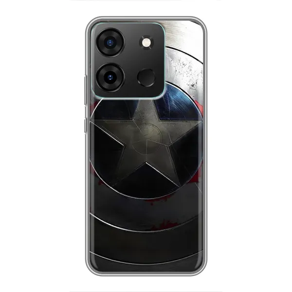 Чехол с рисунком «Ретро Щит Капитана» для Infinix Smart 7 Чехол с рисунком «Ретро Щит Капитана» для Infinix Smart 7