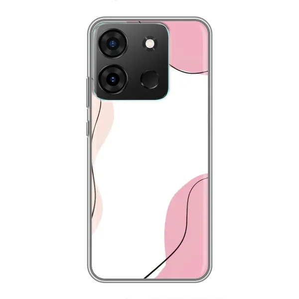 Чехол с рисунком «Розовый фон» для Infinix Smart 7 Чехол с рисунком «Розовый фон» для Infinix Smart 7