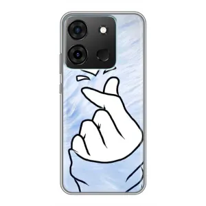 Чехлы (Знак сердечка) на Infinix Smart 7 (Сердечка знак)