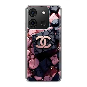 Чохол (Dior, Prada, YSL, Chanel) для Infinix Smart 7 (Шанель)