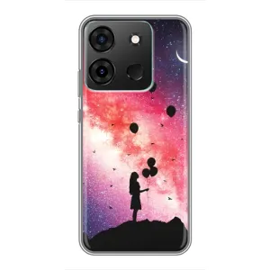 Силиконовые Чехлы Любимому человеку для Infinix Smart 7 (Шарики в небе)