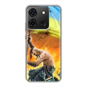 Чехол с картинкой (Патриотический КОЗАК) на Infinix Smart 7 (Сильный Козак)