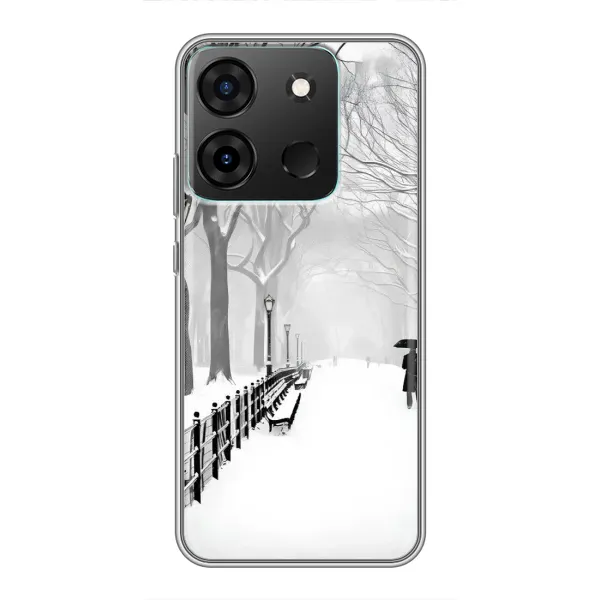 Чехол с рисунком «Снегом замело» для Infinix Smart 7 Чехол с рисунком «Снегом замело» для Infinix Smart 7