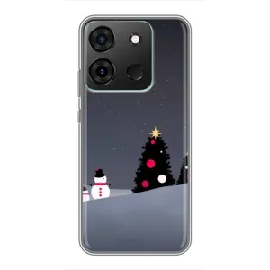 Чохли на Новий Рік Infinix Smart 7 (Сніговички)