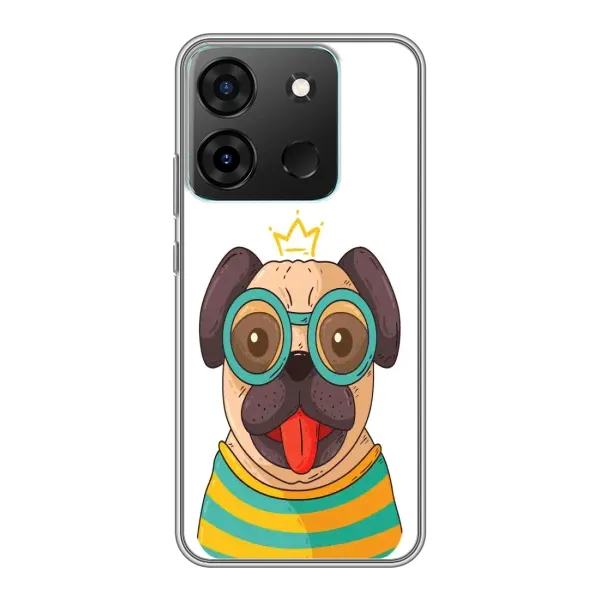 Чехол с рисунком «Собака Король» для Infinix Smart 7 Чехол с рисунком «Собака Король» для Infinix Smart 7
