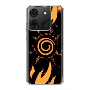 Купить Чехлы на телефон с принтом Anime для Infinix Smart 7 (Солнце Наруто)